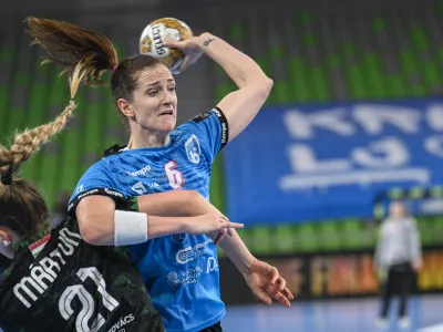 Ana Gros11.01.2025 Krim Mercator - Ferencvaro&scaron;, deveti krog evropske lige prvakinj v rokometu. FOTO: Nik Erik Neubauer