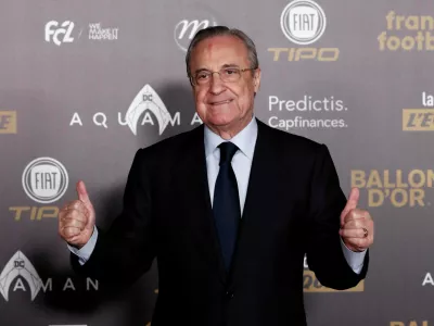 Soccer Football - 63rd Ballon d'Or - The Grand Palais, Paris, France - December 3, 2018  President of Real Madrid Florentino Perez arrives  REUTERS/Benoit Tessier