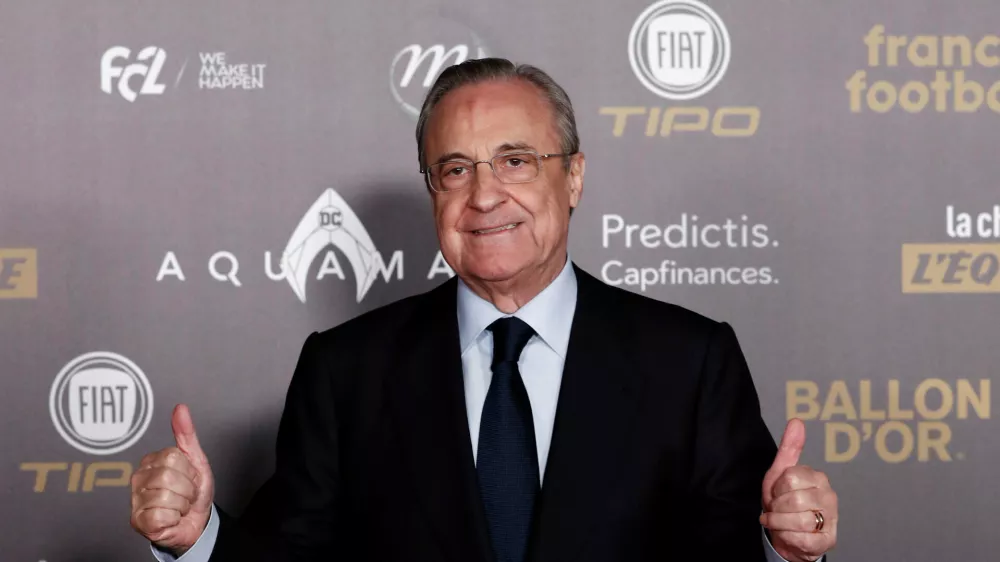 Soccer Football - 63rd Ballon d'Or - The Grand Palais, Paris, France - December 3, 2018  President of Real Madrid Florentino Perez arrives  REUTERS/Benoit Tessier