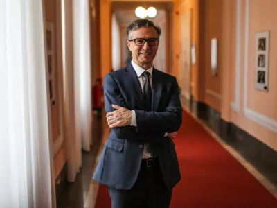 Felice Žiža, poslanec italijanske narodne skupnosti v Sloveniji, nekdanji strokovni vodja izolske bolni&scaron;nice in izolski podžupan - 28.01.2020 &ndash; Zamejski Slovenci v Italiji in Italijanska narodna skupnost oziroma italijanska manj&scaron;ina v Sloveniji &ndash; zamejstvo - zamejci //FOTO: Bojan VelikonjaOPOMBA: REPORTAŽA O MANJ&Scaron;INAH ZA OBJEKTIV 2020