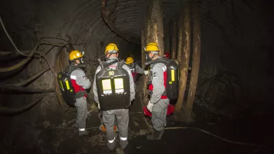 Premogovnik Velenje, re&scaron;evanje, vaja, PV, rudarji