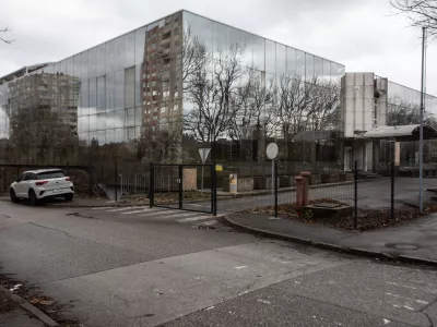 06.01.2025. - Stavba na naslovu Litijska 51, ki je predmet afere nakupa za potrebe Okrožnega sodi&scaron;ča v Ljubljani.//FOTO: Bojan Velikonja