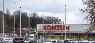- 04.02.2019 - Zagreb - Hrvaška trgovska veriga Konzum, ki je del koncerna Agrokor, Ullica Marijana Čavića 1a //FOTO: Matjaž Rušt
