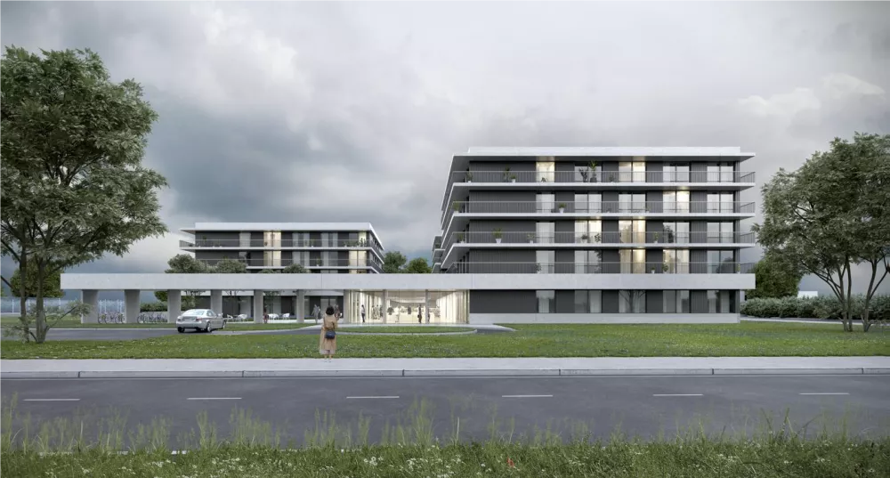 Ocenjena vrednost gradnje novega doma upokojencev, ki ga bo financiralo ministrstvo za solidarno prihodnost, zna&scaron;a skoraj 20 milijonov evrov. Vir:&nbsp;MOK