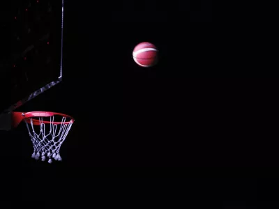 simbolična fotografija - ko&scaron;arka - ko&scaron; - žoga /FOTO: Luka Cjuha