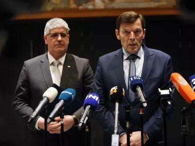 27.01.2025 - DZ tiskovna nasilje v &Scaron;olah,Vinko LogajBo&scaron;tjan PoklukarFoto: Tomaž Skale