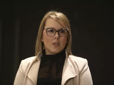 Mateja Čalu&scaron;ić, nova ministrica za kmetijstvo, gozdarstvo in prehrano; - 12.01.2024 &ndash; Državni zbor &ndash; 60. Izredna seja DZ &ndash; poslanci odločali o imenovanju poslanke Gibanja Svoboda Mateje Čalu&scaron;ić za novo ministrico za kmetijstvo, gozdarstvo in prehrano.  //FOTO: Luka Cjuha