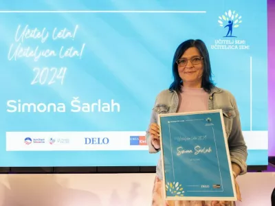 Simona &Scaron;arlah, učiteljica leta 2024. / Foto: Amcham/sta