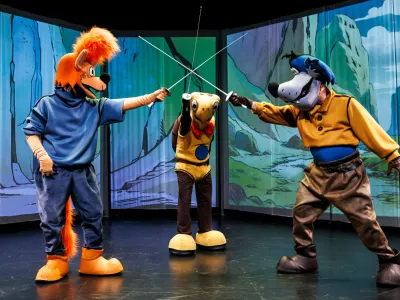 Miki MusterDogodiv&scaron;čine Zvitorepca, Trdonje in Lakotnika: Trije mu&scaron;ketirjiRežija: Matjaž PograjcFotografija: Matej Pov&scaron;e