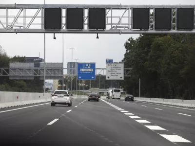 - 18.09.2023 &ndash; obnovljena severna ljubljanska obvoznica med Tomačevim in Zadobrovo -  //FOTO: Luka Cjuha