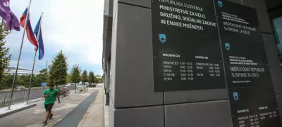  - 21.08.2019 – Ministrstvo za delo, družino, socialne zadeve in enake možnosti - Inšpektorat RS za delo - Štukljeva cesta 44 v Ljubljani - stavba //FOTO: Luka Cjuha.