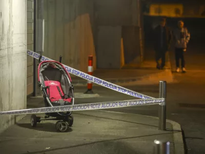 10.11.2024 - Popoldne so na območju &Scaron;i&scaron;ke v Ljubljani odkrili ostanke dojenčka - detomor - Ulica Draga - Naselje pri kose&scaron;kem bajerjunasilje nad otroki spolna zloraba otroksimboličnaFOTO: LUKA CJUHA