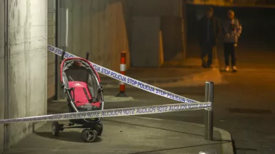 10.11.2024 - Popoldne so na območju &Scaron;i&scaron;ke v Ljubljani odkrili ostanke dojenčka - detomor - Ulica Draga - Naselje pri kose&scaron;kem bajerjunasilje nad otroki spolna zloraba otroksimboličnaFOTO: LUKA CJUHA