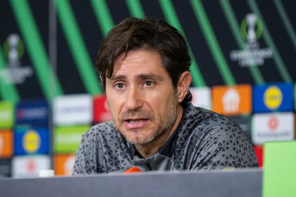 Glavni trener nogometa&scaron;ev NK Olimpija Victor Sanchez. / Foto: STA