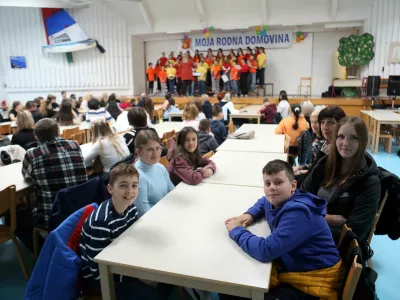 Natečaj vsako leto gosti ljubljanska Osnovna &scaron;ola Vič. Foto: Dnevnik