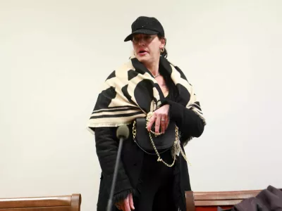 14.02.2025 - sodi&scaron;če, obtožena &Scaron;pela KovačFoto: Tomaž Skale