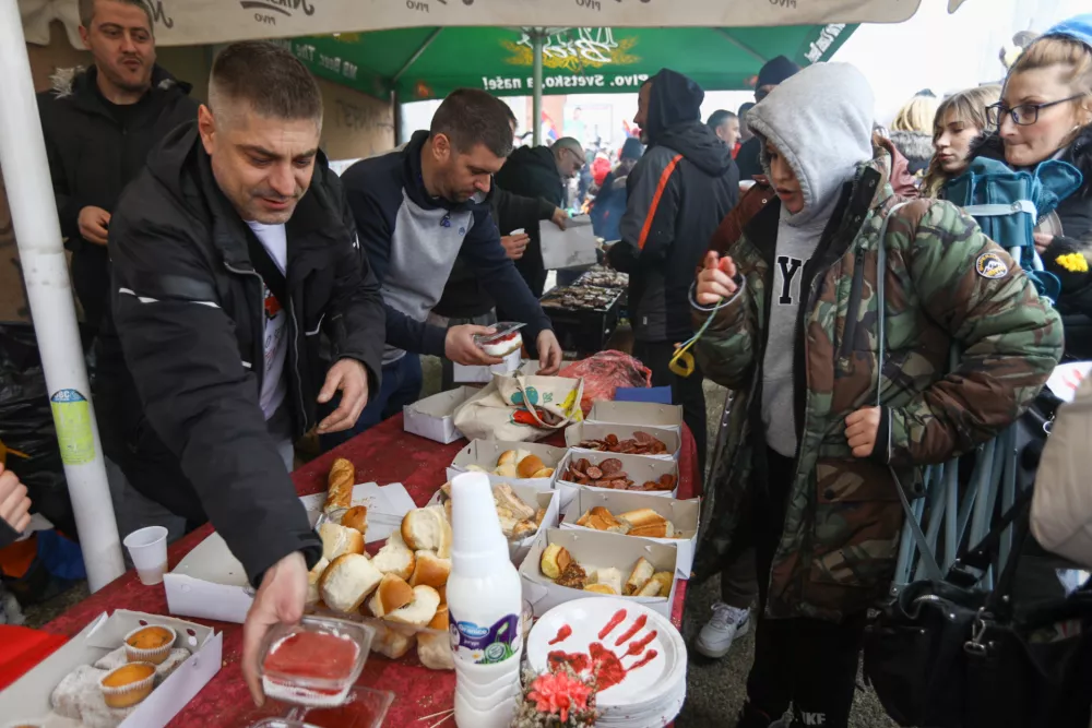 15.2.2025 - Kragujevac - Srbija - &scaron;tudentski protest -&nbsp; Blokada Kragujevca&nbsp;v podporo &scaron;tudentom&nbsp;Foto: Luka Cjuha