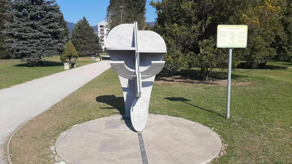 Sončna ura Trbovlje / Foto: Roman Turn&scaron;ek
