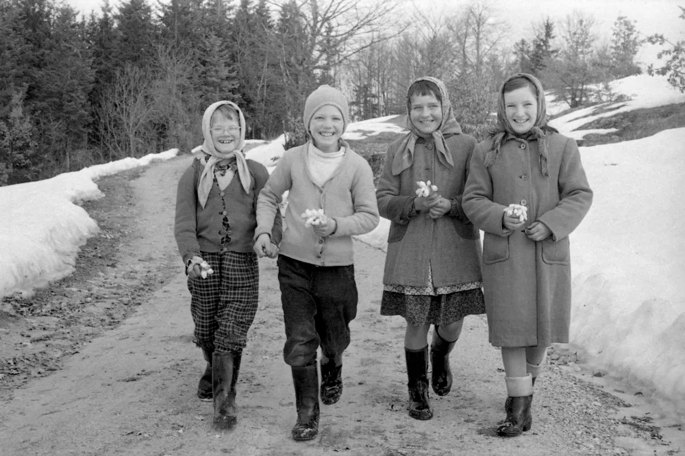 Ni lep&scaron;ega kot &scaron;opki spomladanskih cvetlic.&nbsp;/ Foto:&nbsp;Marjan Ciglič,&nbsp;hrani Muzej novej&scaron;e in sodobne zgodovine Slovenije
