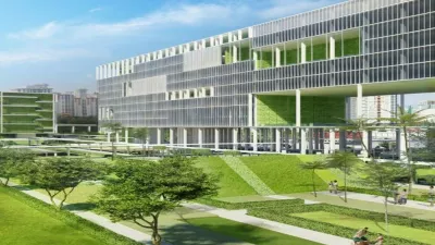 Tako bi bila videti nova gorenjska regijska bolni&scaron;nica na lokaciji v Kranju. Foto:&nbsp;Mestna občina Kranj