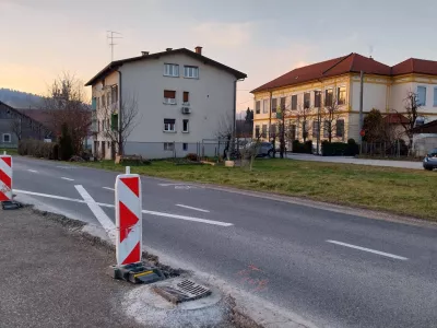 Horjulska cesta, Občina Dobrova Polhov Gradec obnova cesti&scaron;ča
