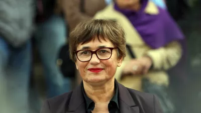 Nata&scaron;a Sukič, kandidatka za ljubljansko županjo in poslanka Levica - 19.10.2022 &ndash; Lokalne volitve 2022 - predstavitev kandidatke za ljubljansko županjo Nata&scaron;o Sukić z podporo stranke Levica //FOTO: Tomaž Skale