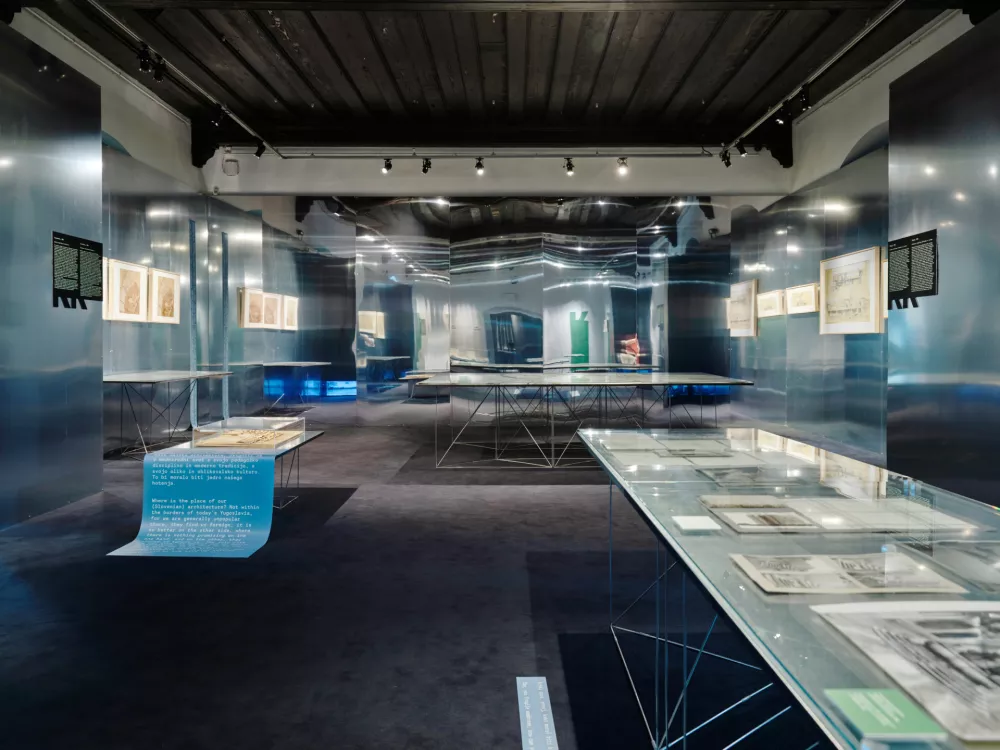 Struktura modernosti: iskanja Edvarda Ravnikarja, MAO (2023); kustosa Milo&scaron; Kosec in Susanna Campeotto; oblikovanje razstave: Klara Bohinc, Andraž Ker&scaron;ič, Žiga Ravnikar, Eva Senekovič, Ur&scaron;ula Novak - a2o2 arhitekti Foto: Klemen Ilovar