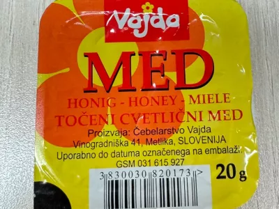 med, čebelarstvo Vajda. 