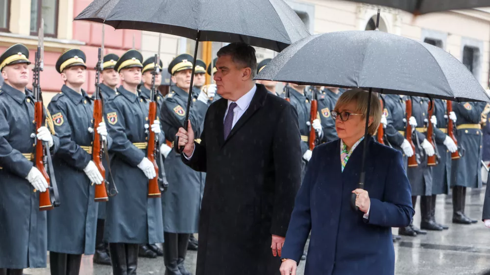 - Predsednica Republike Slovenije Nata&scaron;a Pirc Musar,- Predsednik Republike Hrva&scaron;ke Zoran Milovanović,- 26.02.2025. - Predsednik Republike Hrva&scaron;ke na prvem uradnem obisku v Sloveniji po izvolitvi na Hrva&scaron;kem.//FOTO: Bojan Velikonja