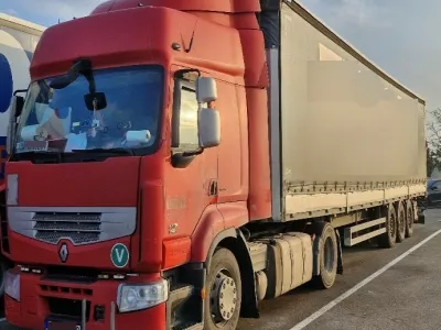 Tovornjak prekr&scaron;ki zavorni sistem