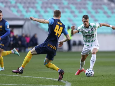 02.03.2025 - stadion Stožice - nogomet - Olimpija: CeljeFoto: Luka Cjuha