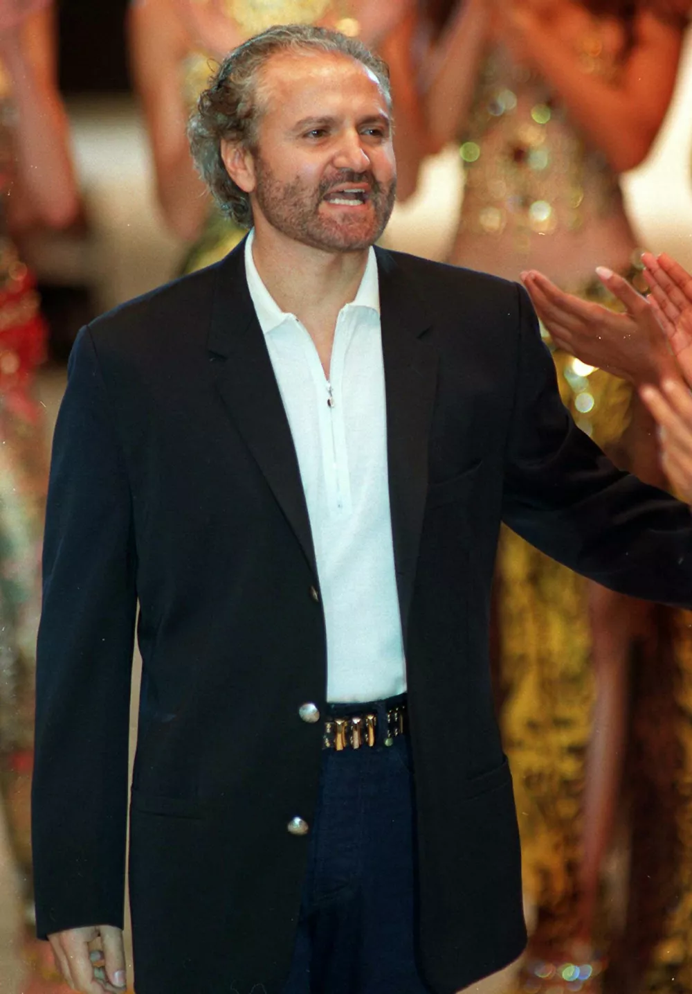 Italian fashion designer Gianni Versace is shown in this October 1991 photo. (AP Photo/Giancarlo Caloja)