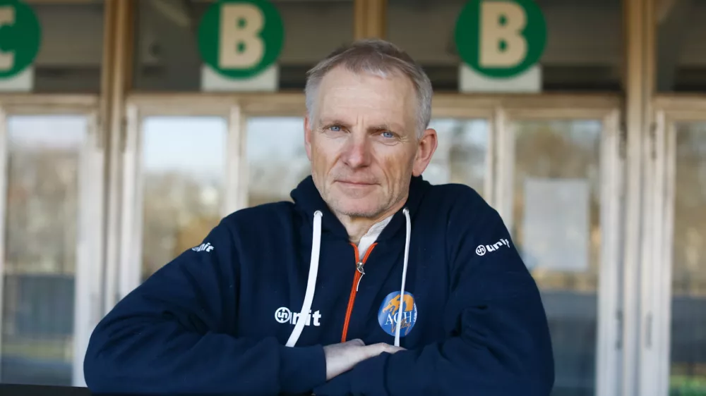 04.03.2025 - Podpredsednik upravnega odbora in izvr&scaron;ni direktor dru&scaron;tva:mag. Ale&scaron; Jerala&nbsp; ACH Volley odbojkaFoto: Luka Cjuha