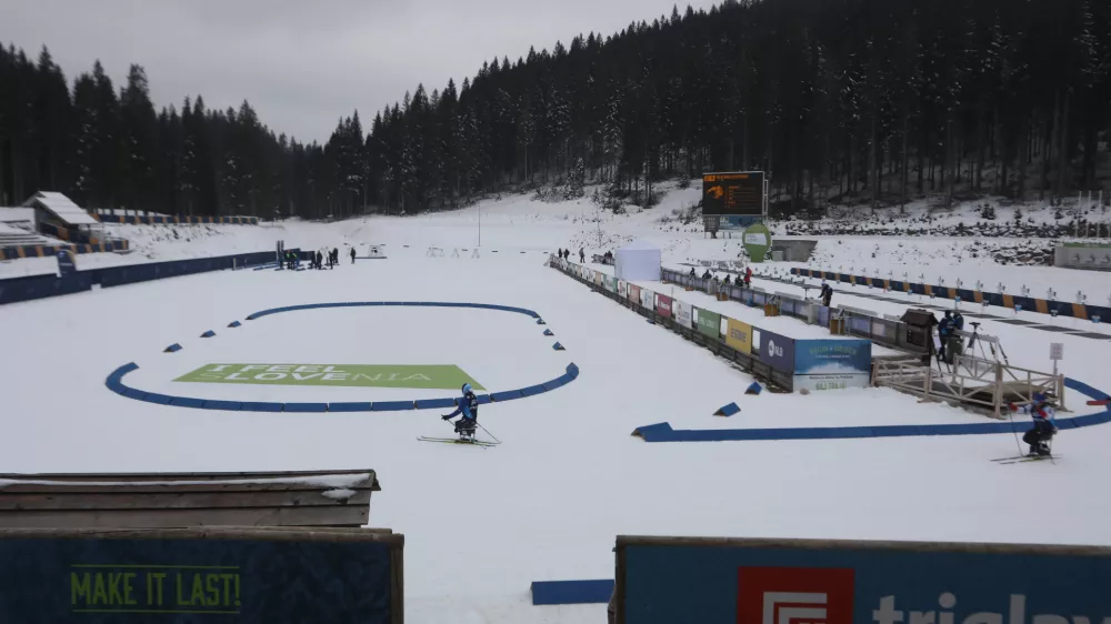 - Stadion Pokljuka,- 07.02.2025. - Trening slovenske Biatlon reprezentance.//FOTO: Bojan Velikonja