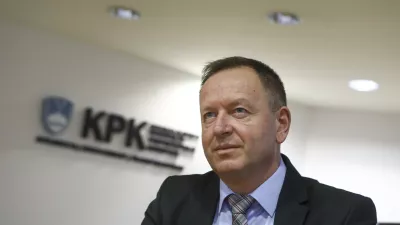 - 28.11.2023 - Predsednik Komisije za preprečevanje korupcije KPK dr. Robert &Scaron;umi //FOTO: Luka Cjuha