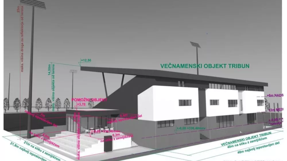 Načrtovani &scaron;portni center je največji infrastrukturni projekt v Komendi. &Scaron;estmilijonskega projekta pa ne bodo mogli izpeljati brez državnega sofinanciranja. Foto:&nbsp;občina Komenda