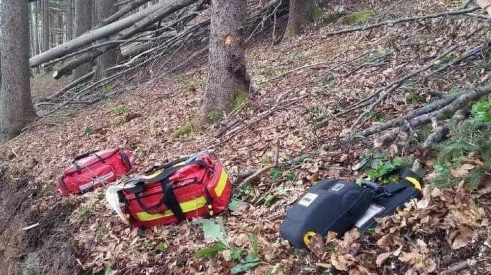 V delovni nesreči je med spravilom lesa umrl mo&scaron;ki. 