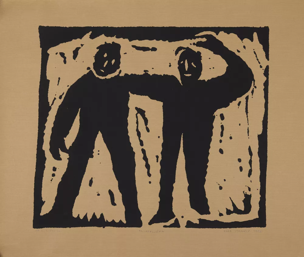 Zora Stančič: iz serije Linozrezki (1898&ndash;1996) Foto: Žiga Gori&scaron;ek