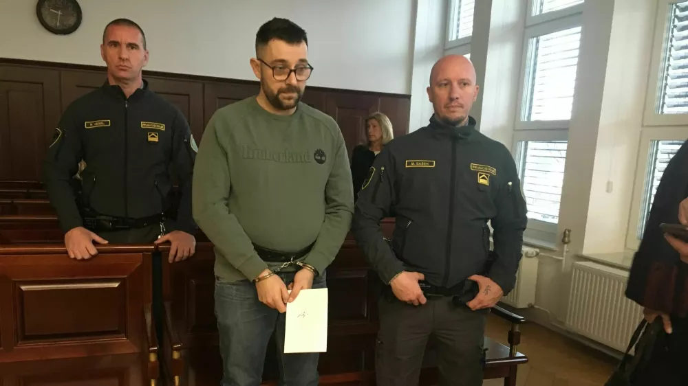 obtoženi David Trivić, umor, sodi&scaron;če, Kranj