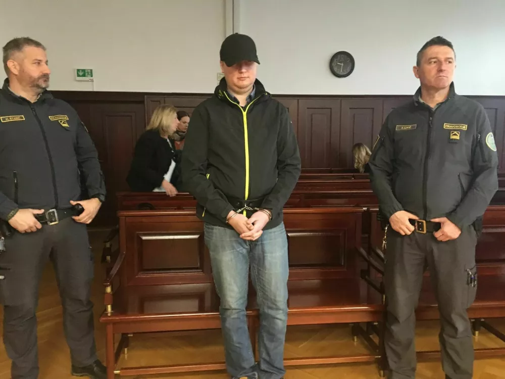 obtoženi Andraž Skrinjar, umor, sodi&scaron;če, Kranj