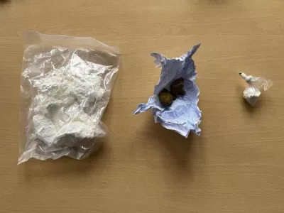 Zasežena mamila. Foto: PU &Scaron;ibenik