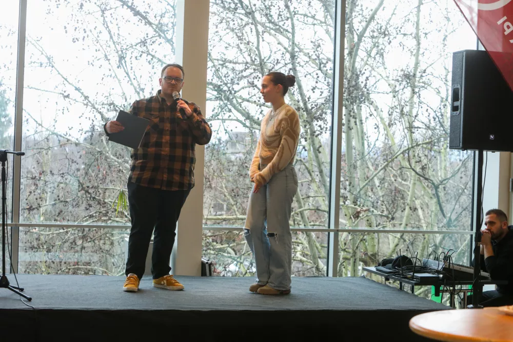 14.03.2025. Dnevni &scaron;tevila PI in tekmovanje v recitiranju decimalk &scaron;tevila PI.//FOTO: Bojan Velikonja