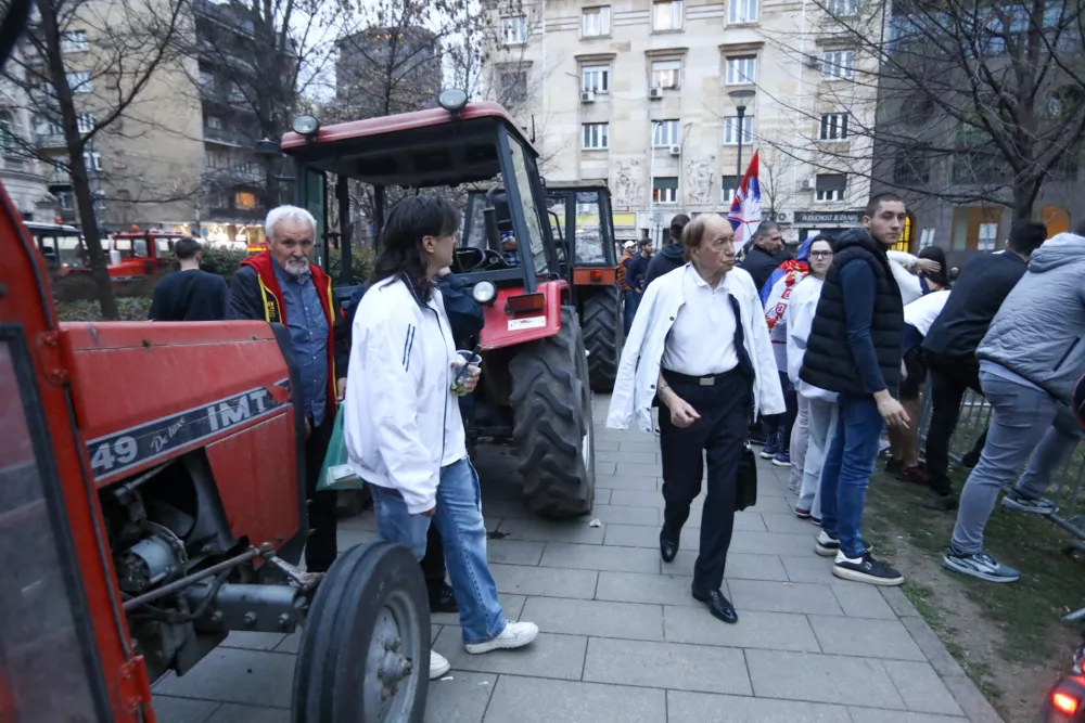 14.3.2025 - Beograd - Srbija&nbsp; - &scaron;tudentski protest&nbsp;Foto: Luka Cjuha