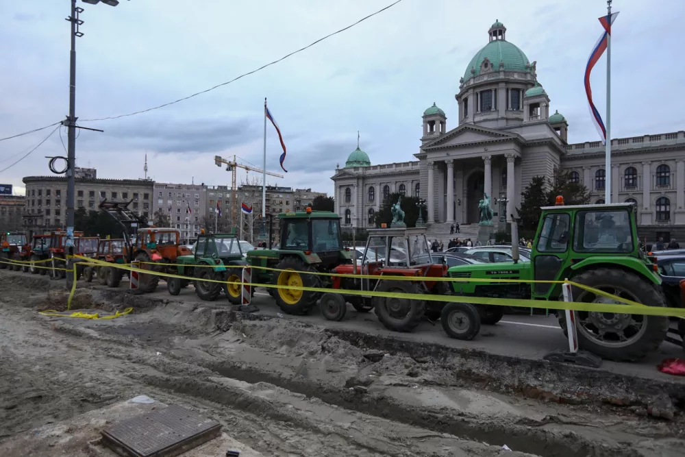 14.3.2025 - Beograd - Srbija&nbsp; - &scaron;tudentski protest&nbsp;Foto: Luka Cjuha