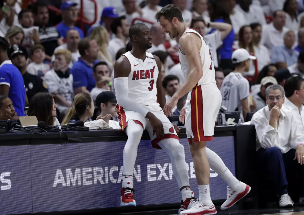 Dwyane Wade je bil tudi soigralec&nbsp;na&scaron;ega Gorana Dragića. /&nbsp;Foto: AP