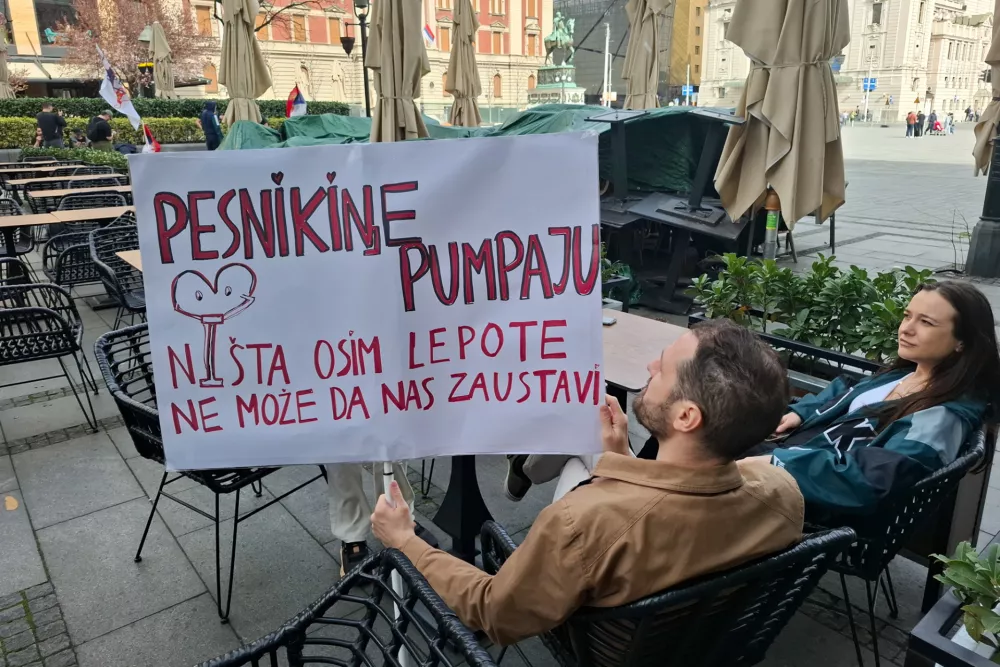 15.3.2025 - Beograd - Srbija - &scaron;tudentski protest veliki sobotni shodFoto: Luka Cjuha