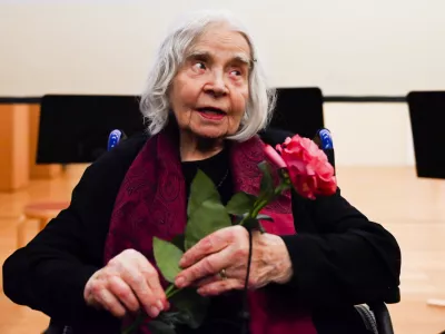  Ančka Go&scaron;nik Godec- 10.04.2024 - nagrade in priznanja Riharda Jakopiča.FOTO: Nik Erik Neubauer