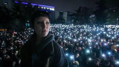 15 minut ti&scaron;ine na trgu Slavija15.3.2025 - Beograd - Srbija - &scaron;tudentski protest - največji shod v zgodovini SrbijeFoto: Luka Cjuha