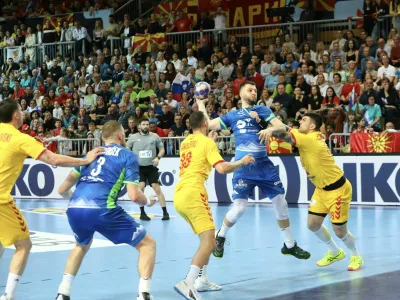 rokomet, slovenija, severna makedonija, koper, bonifika, aleks vlah