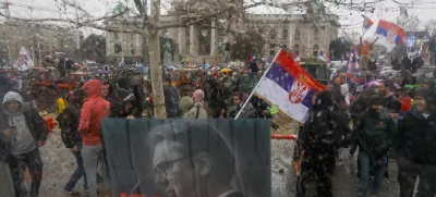 Vučič 15.3.2025 - Beograd - Srbija - študentski protest veliki sobotni shodFoto: Luka Cjuha
